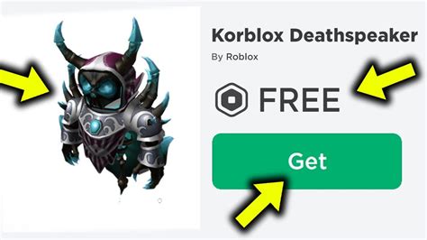 It can be obtained by redeeming a code bundled with the champions of Roblox 15th anniversary toy pack. . Korblox free